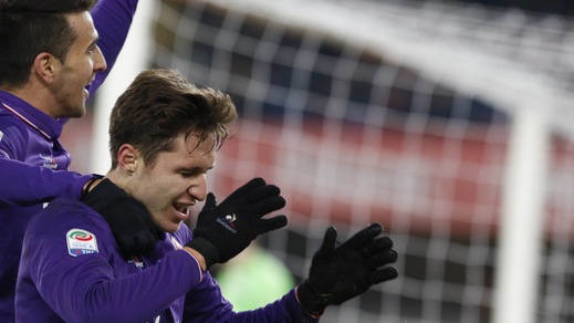 Chievo-Fiorentina 0-3: Chiesa firma la prima rete in Serie A