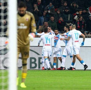 Serie A, Milan-Napoli 1-2: decidono Insigne, Callejon. Kucka non basta