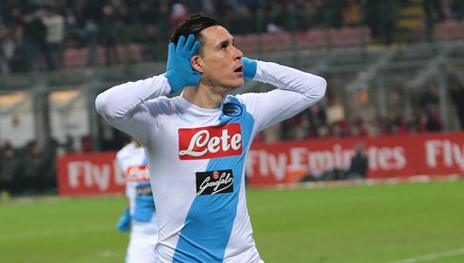 Milan-Napoli, gioia Callejon: «Effetto Maradona»