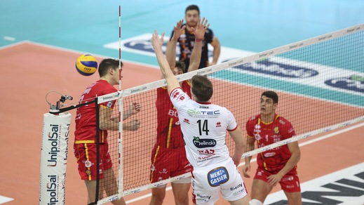 Volley: Superlega, Trento batte Ravenna e aggancia il secondo posto