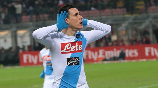 Milan-Napoli, gioia Callejon: «Effetto Maradona»