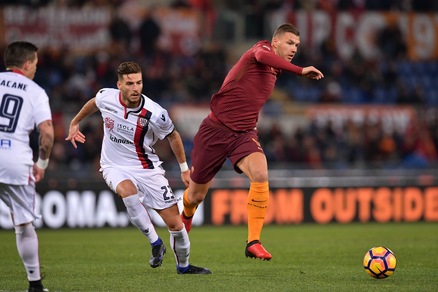 Roma-Cagliari 1-0: decisivo Dzeko
