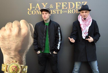 Fedez & J-Ax instore alla Discoteca Laziale