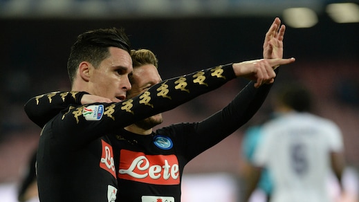Coppa Italia, Napoli-Fiorentina 1-0: Callejon porta Sarri in semifinale