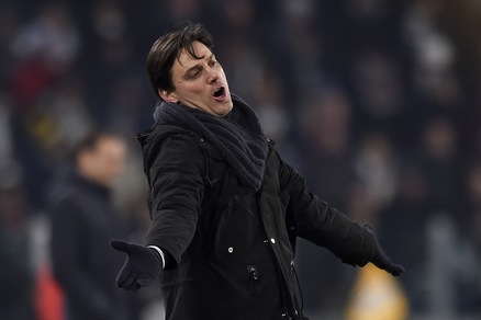 Milan, Montella: «Sapevamo di non essere ancora al livello della Juventus»