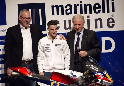 Moto3, presentato il team Marinelli Rivacold con Fenati