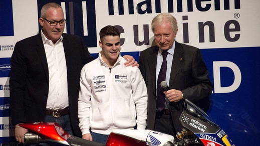 Moto3, presentato il team Marinelli Rivacold con Fenati