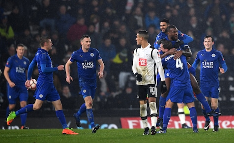 FA Cup: Derby County-Leicester 2-2, Ranieri al replay