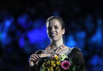 Carolina la magnifica, le immagini del bronzo della Kostner