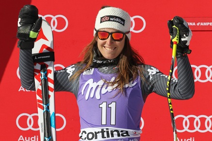 Sci: Goggia seconda nella discesa di Cortina, vince Gut