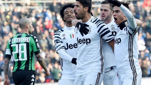 Serie A, Sassuolo-Juventus 0-2, il tabellino
