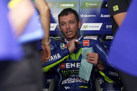 MotoGp, Rossi: «Giornata positiva. Ok il nuovo telaio»