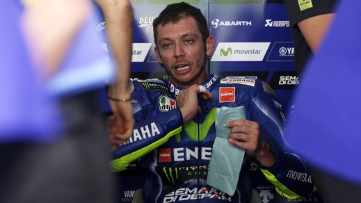 MotoGp, Rossi: «Giornata positiva. Ok il nuovo telaio»