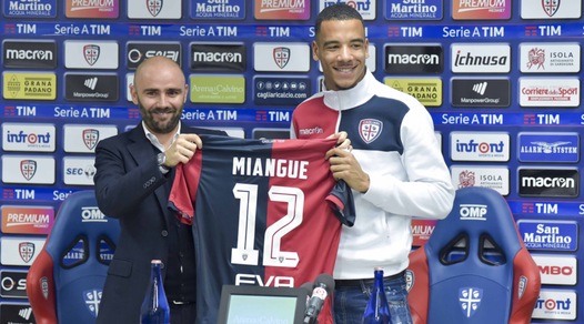 Cagliari, Miangue si presenta: «Sono qui per crescere»