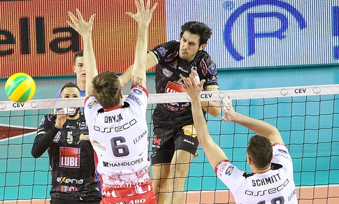 Volley: Champions League, la Lube bissa il successo sul Rzeszow
