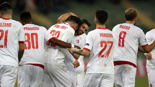 Bari-Vicenza 2-1, Galano segna il gol dell'ex