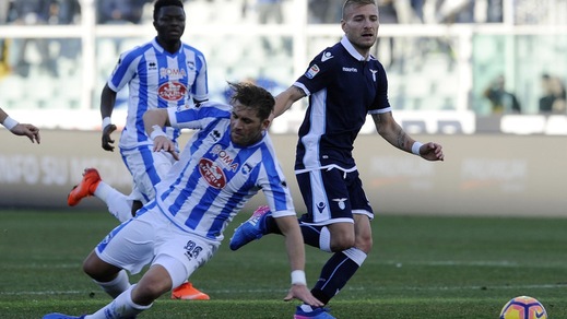 Serie A, Pescara-Lazio 2-6, il tabellino