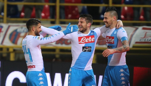 Napoli, il 7-1 a Bologna riscrive i record