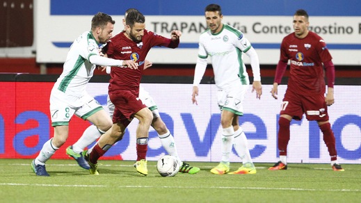 Trapani-Avellino 0-0, al Provinciale finisce senza reti