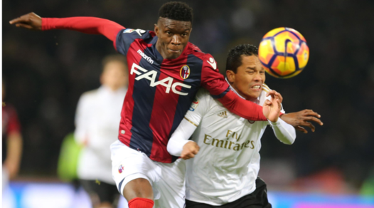 Serie A Bologna, Mbaye out per stiramento: solo terapie