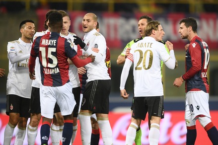 Serie A Bologna-Milan 0-1, il tabellino