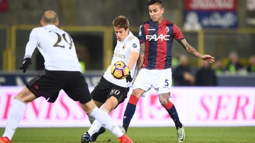Serie A, Bologna-Milan 0-1: vittoria incredibile in 9, Deulofeu super