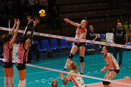 Volley: Cev Femminile, la Pomì travolge l'Hpk Hämeenlinna