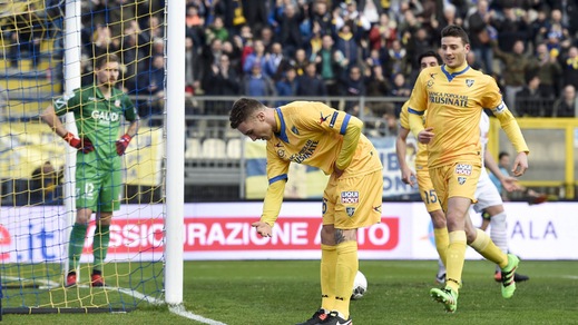 Frosinone-Carpi 1-0: in rete va Terranova