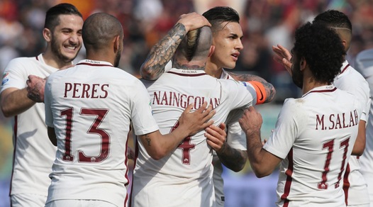 Serie A, Crotone-Roma 0-2: Nainggolan e Dzeko, che show!