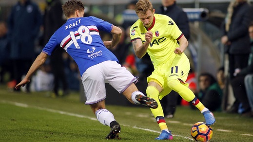 Non basta Dzemaili; Sampdoria-Bologna termina 3-1