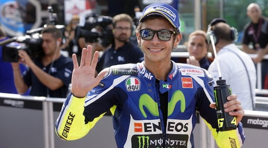 MotoGp, Rossi batte i campioni del Flat Track