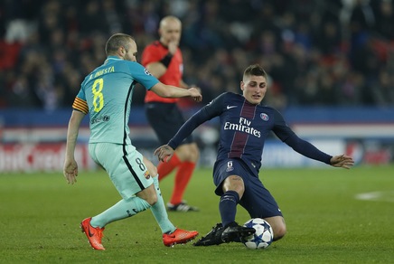 Champions League, Verratti strega Parigi: «E ora tifo Napoli!»