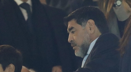 Real Madrid-Napoli, anche Maradona allo stadio con Rocio
