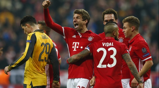 Champions League, Ancelotti ipoteca i quarti: Bayern Monaco-Arsenal 5-1