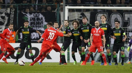Europa League, Borussia Mönchengladbach-Fiorentina 0-1: magia di Bernardeschi