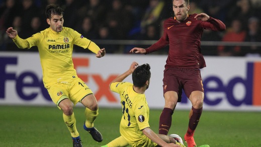 Europa League Villarreal-Roma 0-4, il tabellino