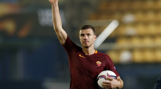 Europa League, un super Dzeko trascina la Roma: 4-0 al Villarreal