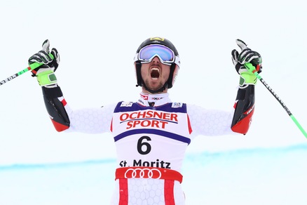 Sci, slalom St. Moritz: oro a Hirscher, Tonetti primo azzurro