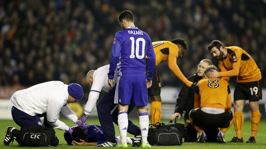 Chelsea, paura per Diego Costa in FA Cup