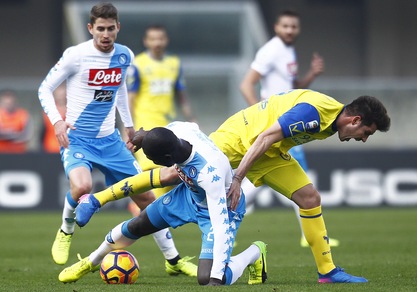 Serie A Chievo-Napoli 1-3, il tabellino