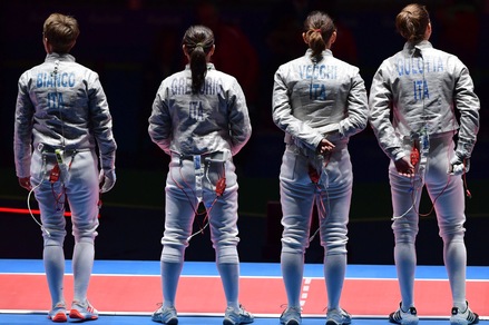 Sciabola femminile: ad Atene l'Italia conquista il terzo posto