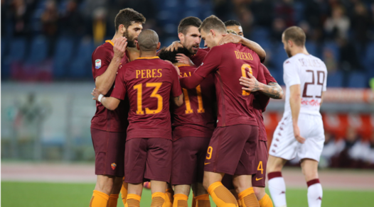 Serie A, Roma-Torino 4-1: Dzeko, Salah, Paredes e Nainggolan