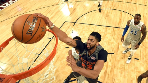 NBA All Star Game, vince l'Ovest con Davis MVP