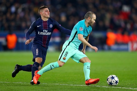 Iniesta incorona Verratti: «Lui il mio erede»