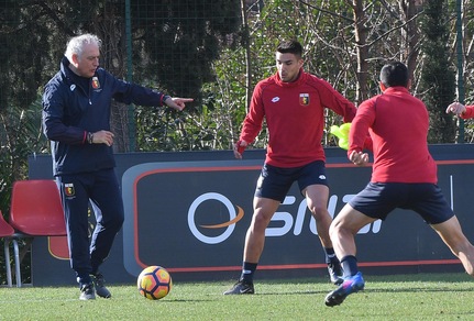 Genoa, primo allenamento per Mandorlini: domenica c'è il Bologna