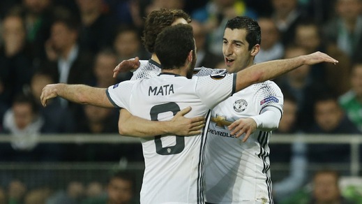 Saint Etienne-Manchester United 0-1, Mourinho agli ottavi