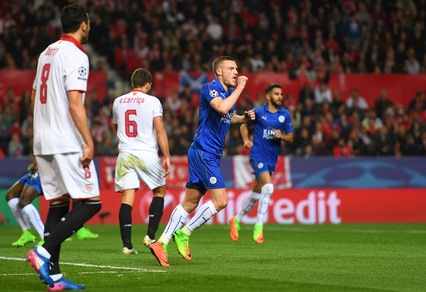 Champions League, Siviglia-Leicester 2-1: Vardy tiene in corsa Ranieri