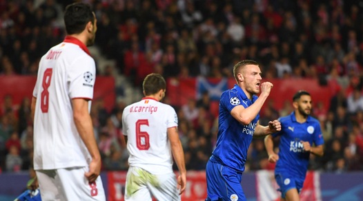 Champions League, Siviglia-Leicester 2-1: Vardy tiene in corsa Ranieri