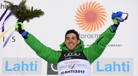 Mondiali sci nordico: Pellegrino, è festa oro a Lathi