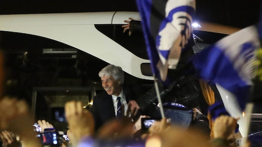 Atalanta, l'accoglienza dei tifosi è da brividi